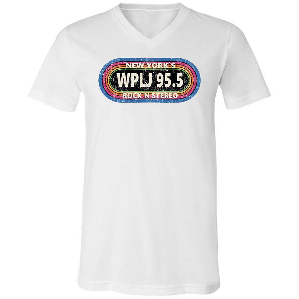 Unisex V-Neck T-Shirt - XNZBBGN7 - White - 16