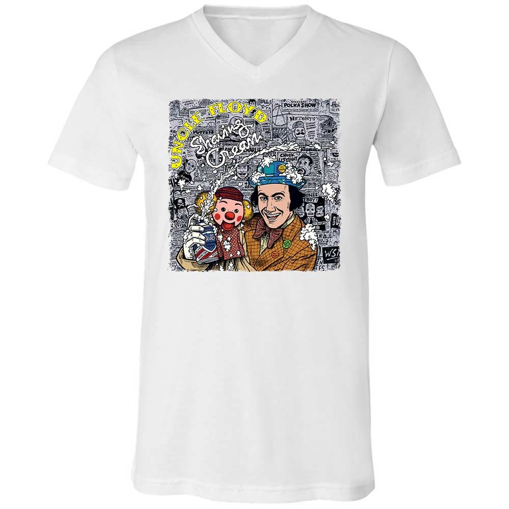 Unisex V-Neck T-Shirt - 2QD4VTBH - White - 16