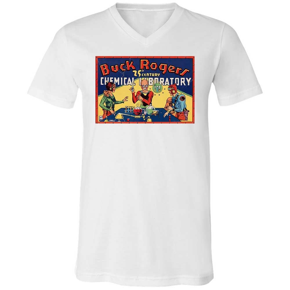 Unisex V-Neck T-Shirt - TRYTXXEX - White - 16