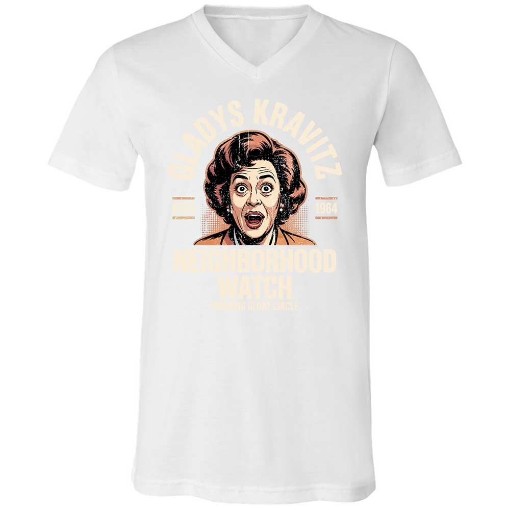 Unisex V-Neck T-Shirt - WSX2H4JX - White - 16