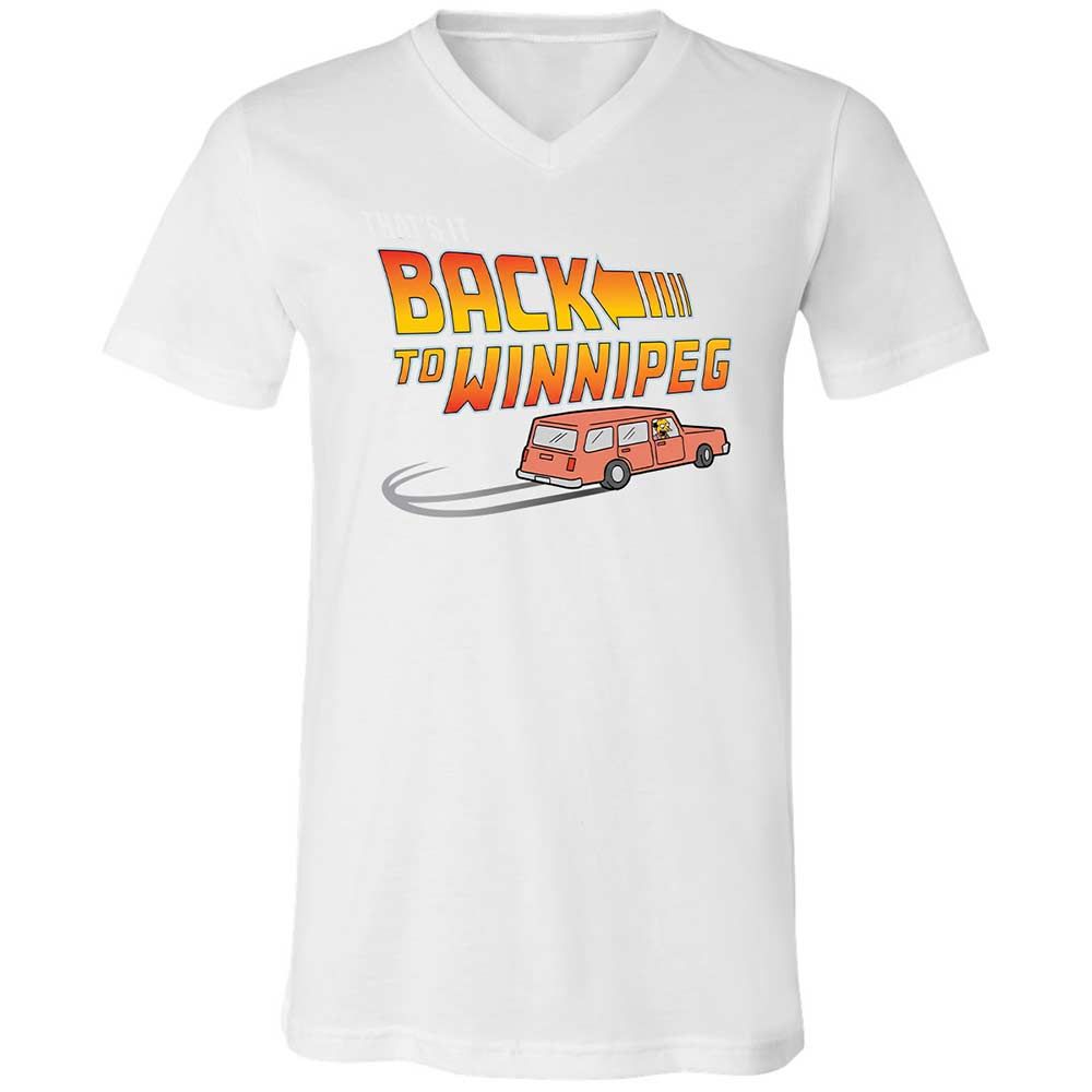 Unisex V-Neck T-Shirt - KXQABK3J - White - 16