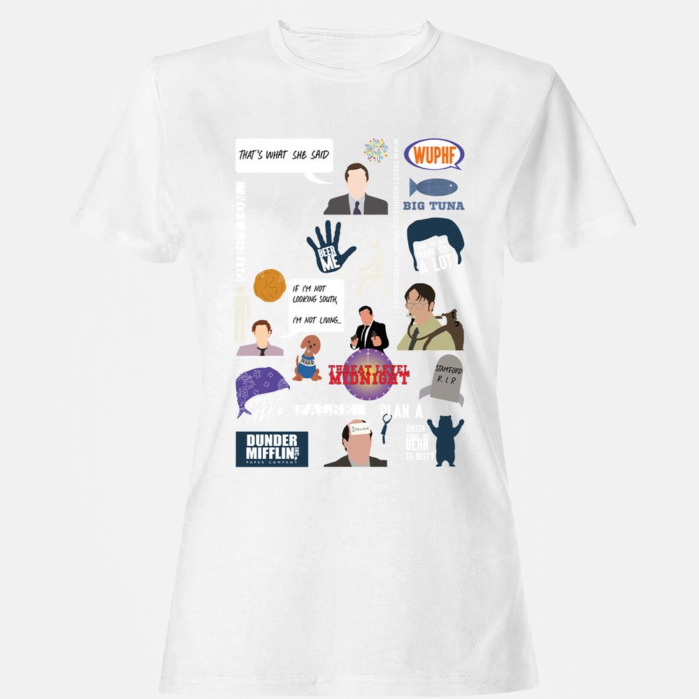 Women's T-Shirt - V92AYCAF - White - 16