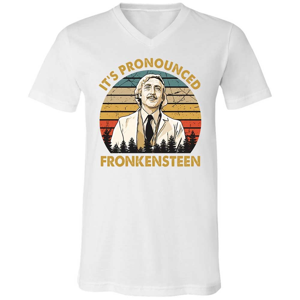 Unisex V-Neck T-Shirt - 2J7VYUH3 - White - 16