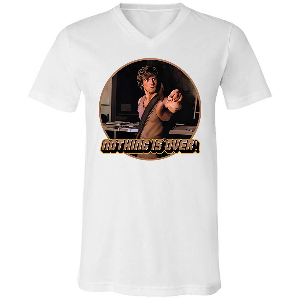Unisex V-Neck T-Shirt - MSABL1HT - White - 16