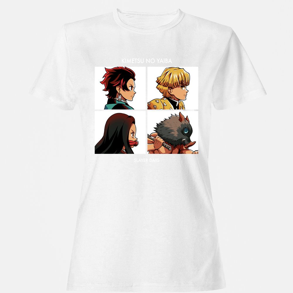 Women's T-Shirt - J3X7MPVH - White - 16