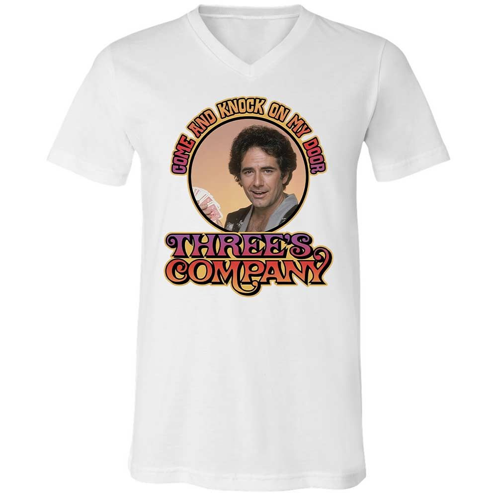 Unisex V-Neck T-Shirt - FR3ARW2U - White - 16