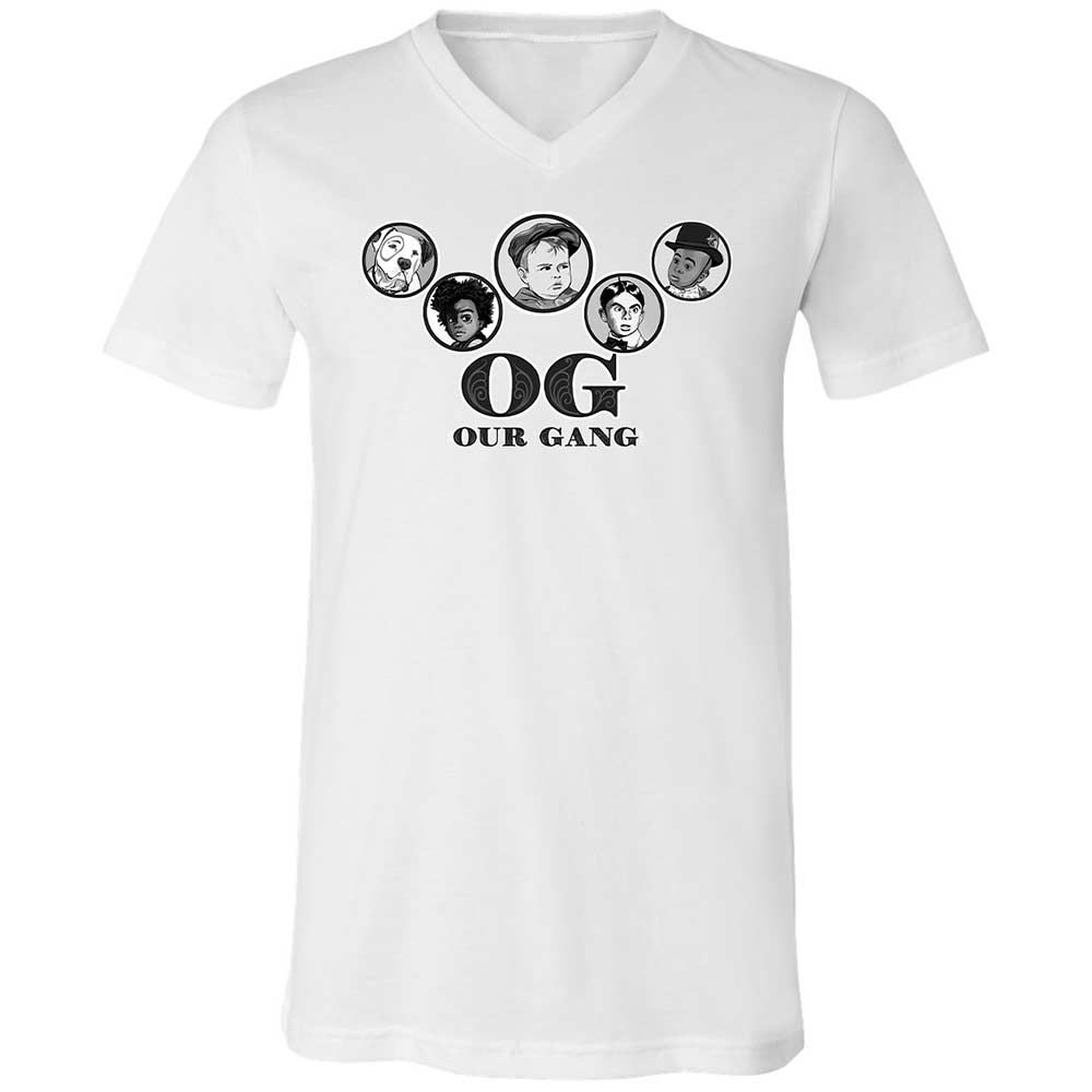 Unisex V-Neck T-Shirt - ZN5L1U2Q - White - 16