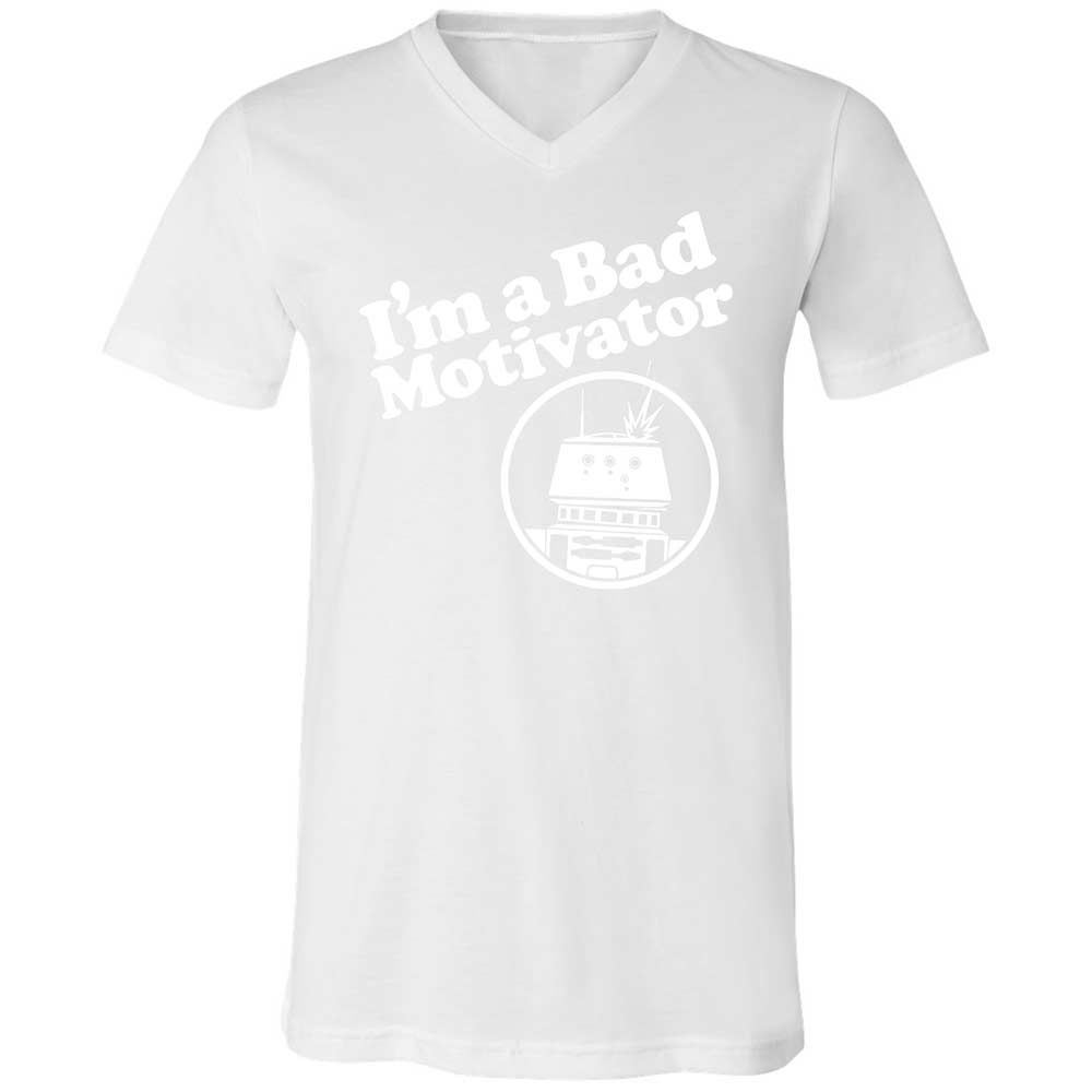 Unisex V-Neck T-Shirt - L1WZAMZG - White - 16