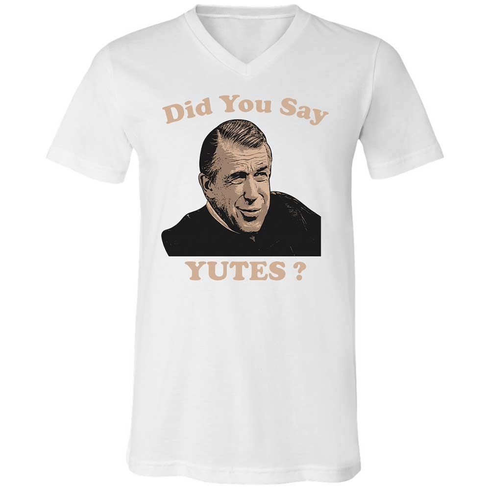 Unisex V-Neck T-Shirt - P692FN77 - White - 16