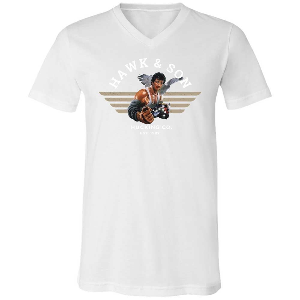 Unisex V-Neck T-Shirt - G827UPAN - White - 16