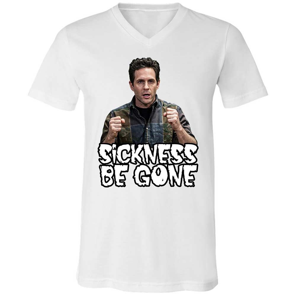 Unisex V-Neck T-Shirt - 5QDSN4E9 - White - 16