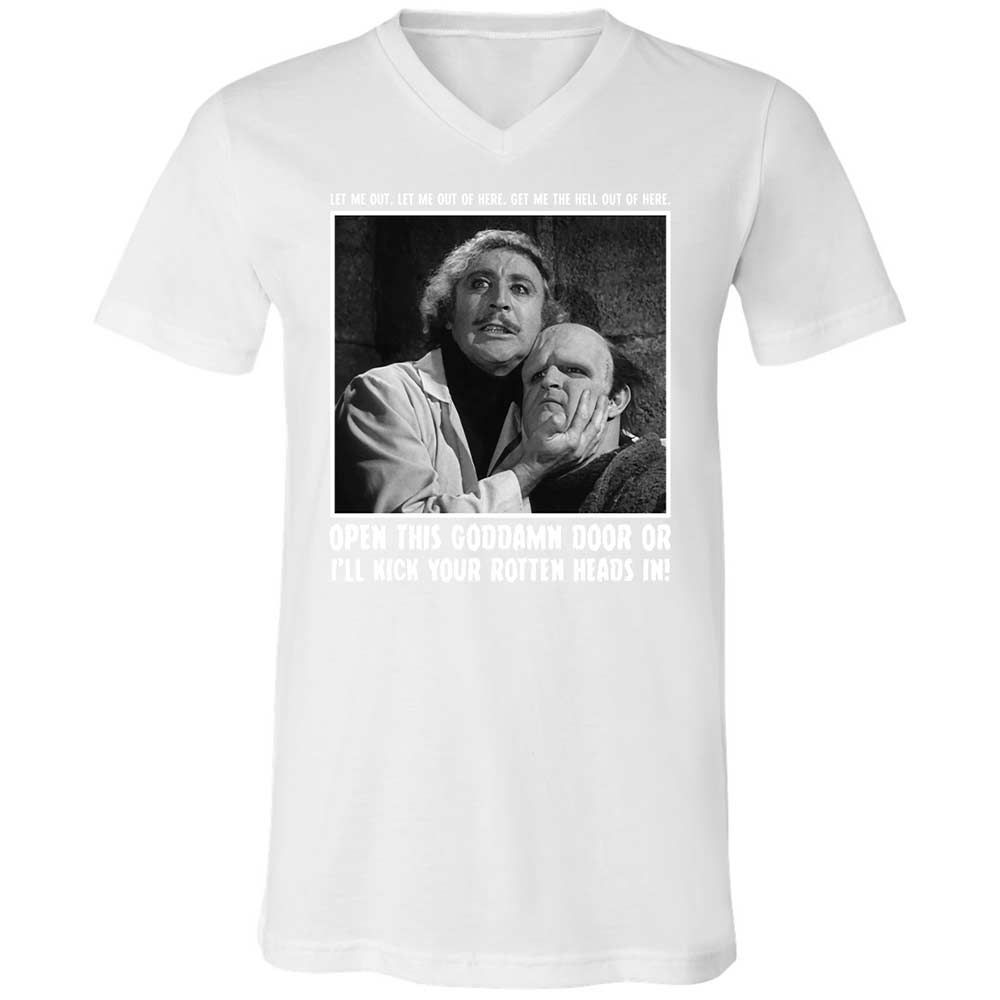 Unisex V-Neck T-Shirt - FU8ECDG2 - White - 16