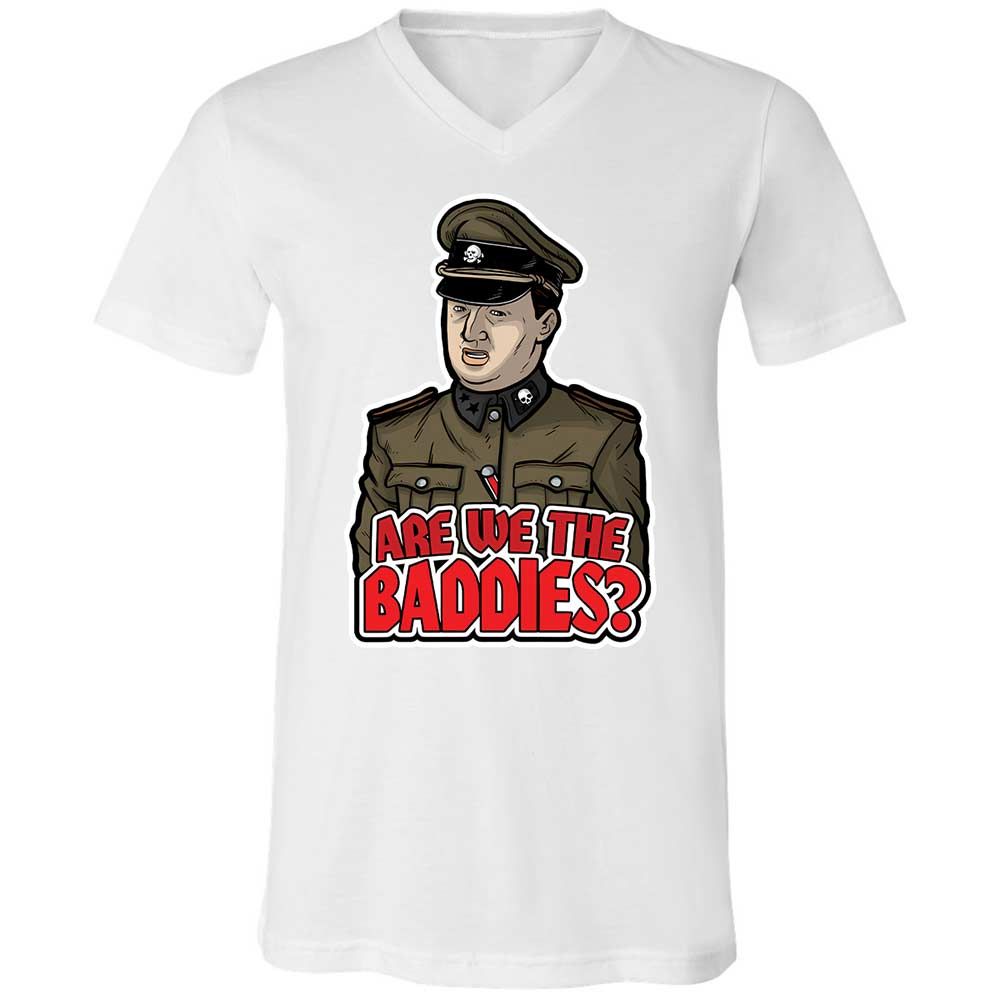 Unisex V-Neck T-Shirt - T4VSMETK - White - 16