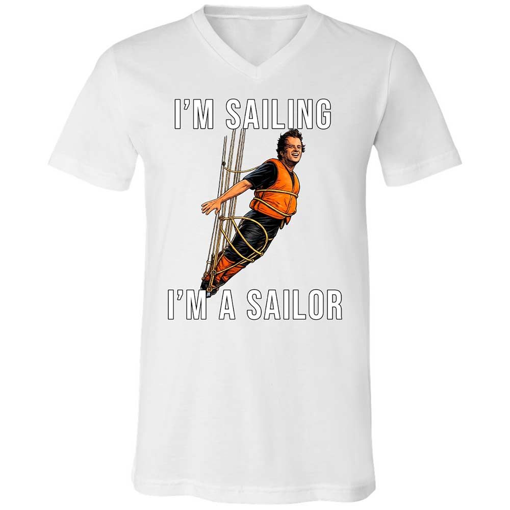 Unisex V-Neck T-Shirt - 3K1K1XGT - White - 16