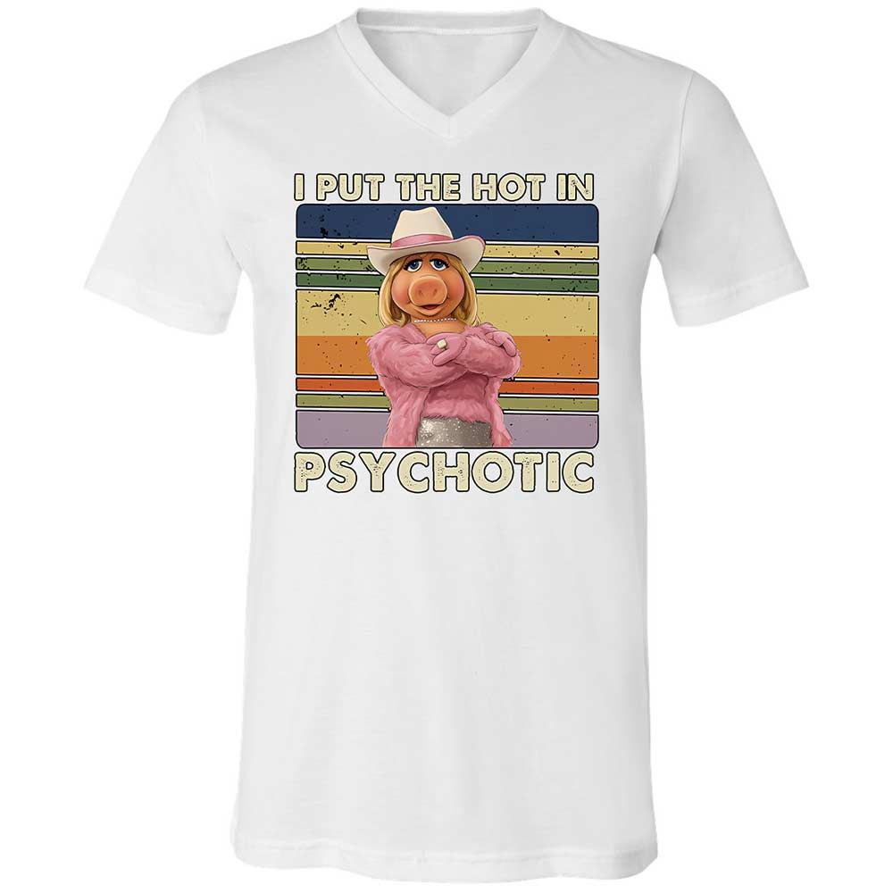 Unisex V-Neck T-Shirt - ESRB6R2T - White - 16