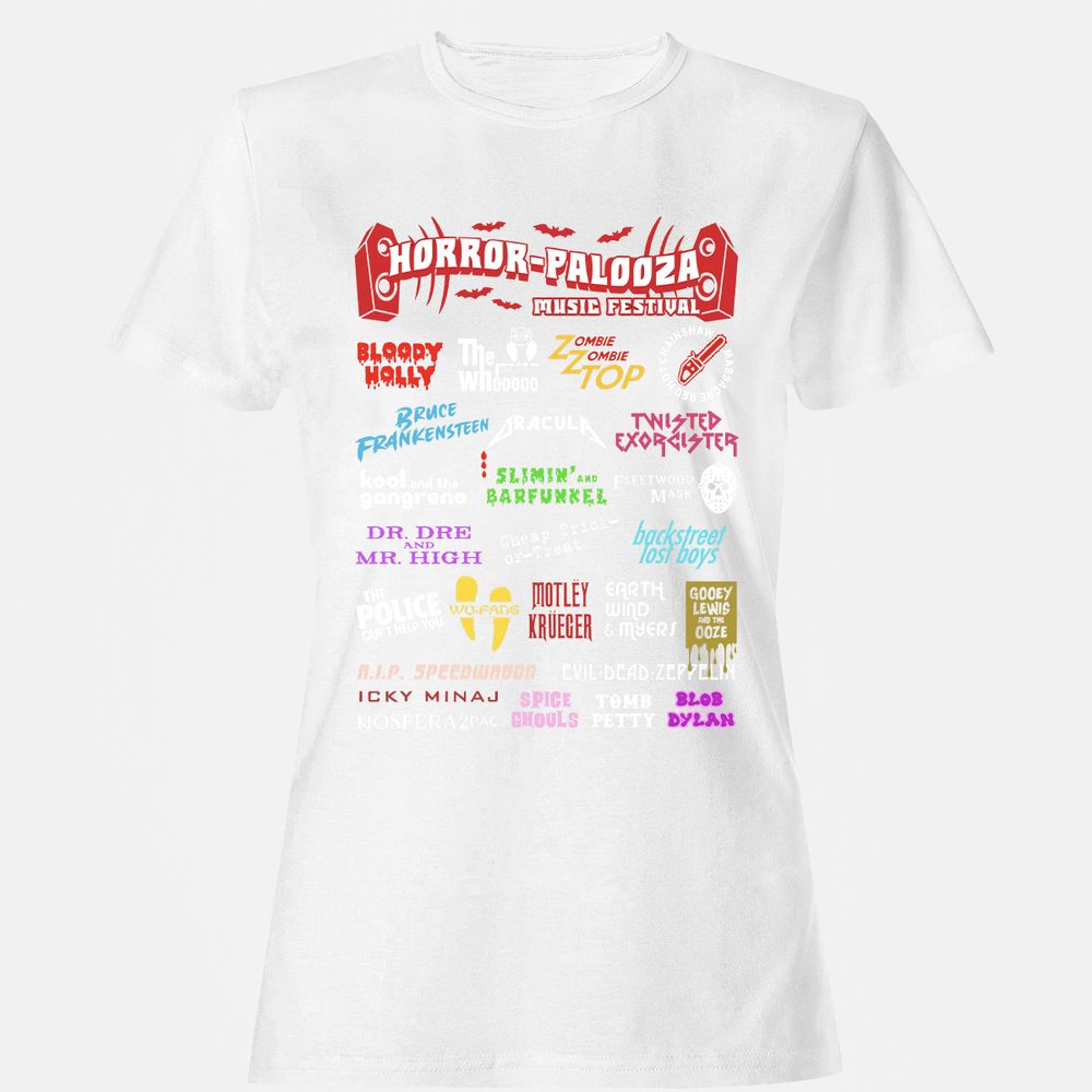 Women's T-Shirt - L5Q67XKS - White - 16