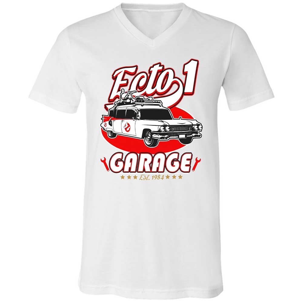 Unisex V-Neck T-Shirt - W8P63K7P - White - 16