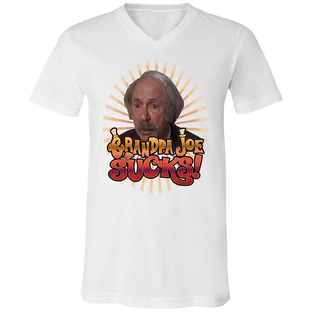 Unisex V-Neck T-Shirt - KPHQ4YLT - White - 16