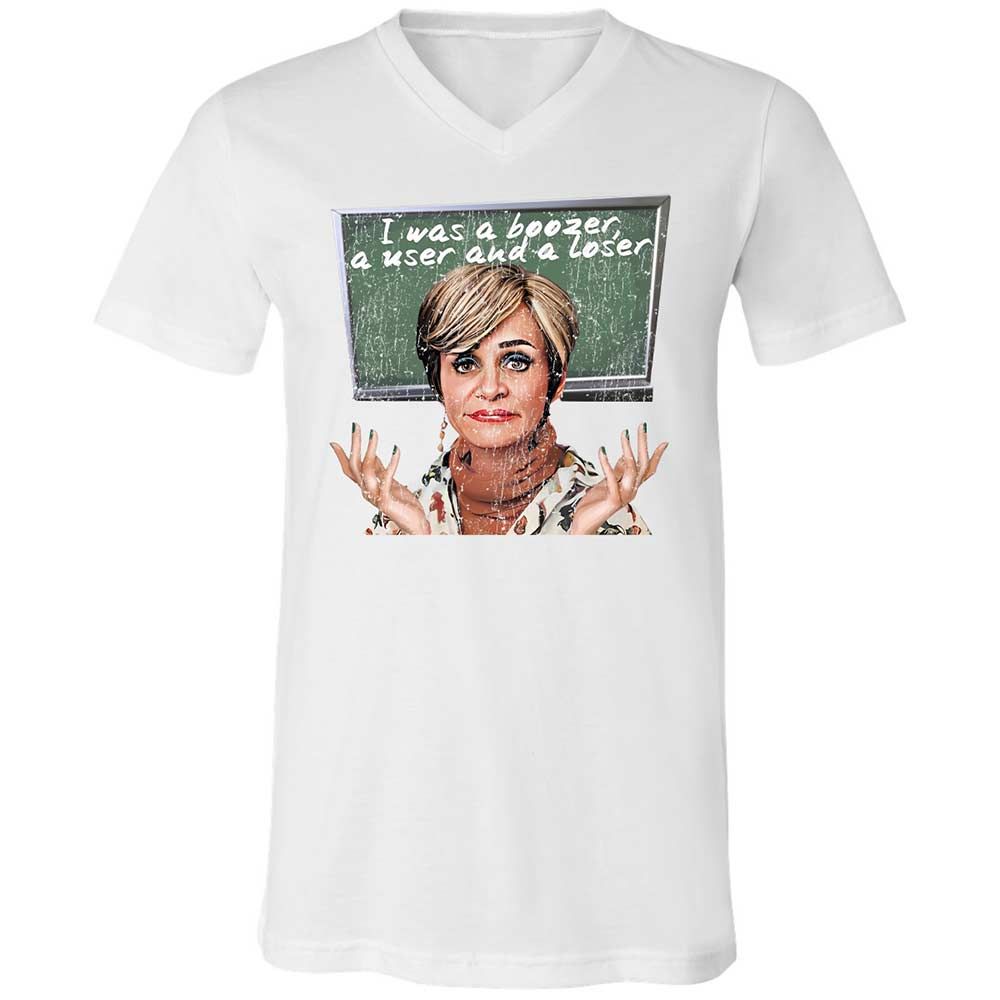 Unisex V-Neck T-Shirt - 6CY4NKKH - White - 16
