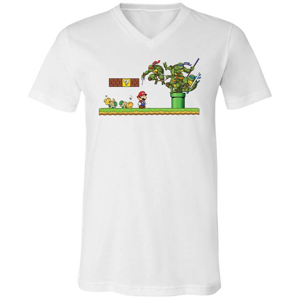 Unisex V-Neck T-Shirt - K3979BKB - White - 16