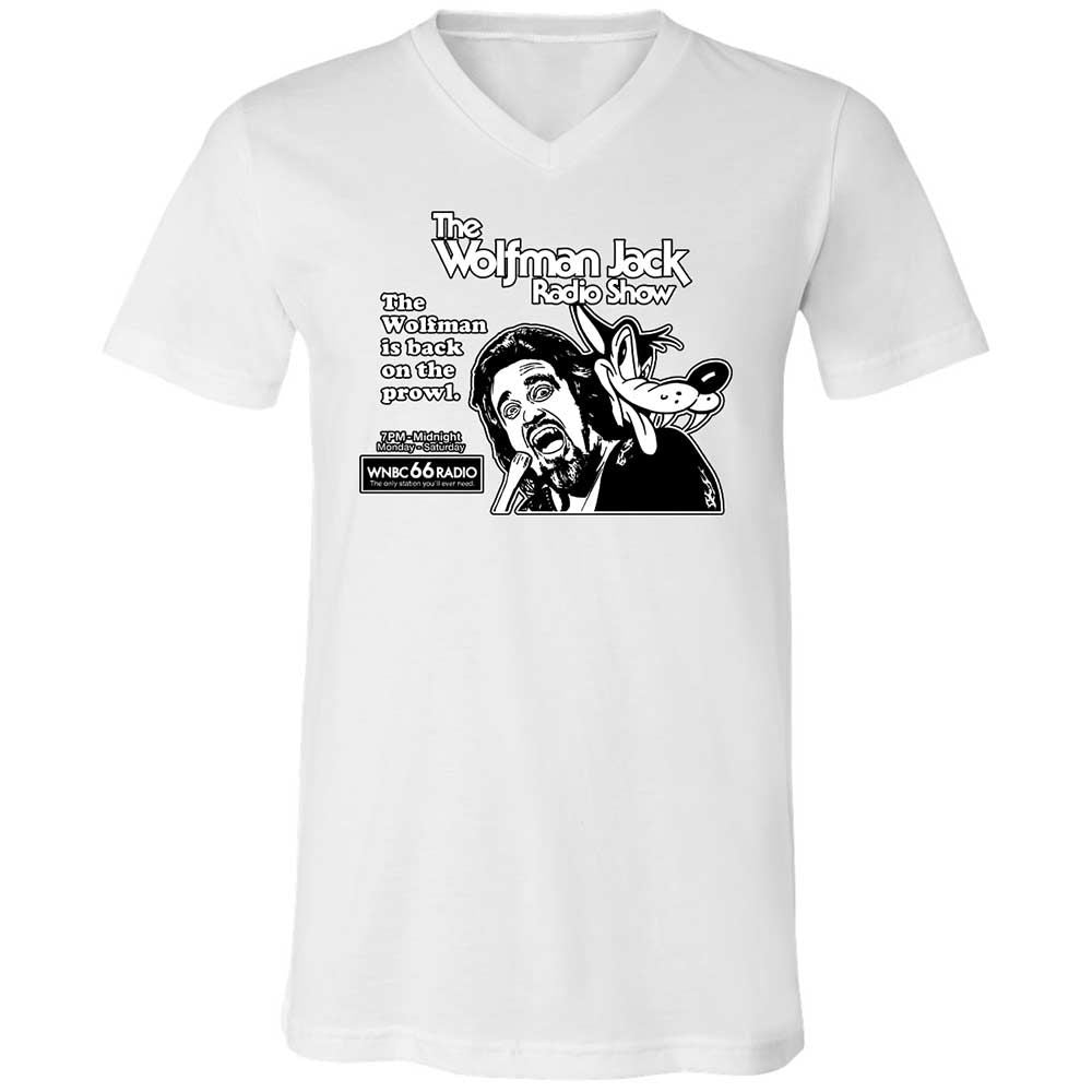 Unisex V-Neck T-Shirt - 5KW6VL9X - White - 16