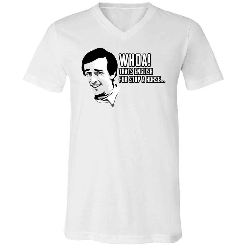 Unisex V-Neck T-Shirt - Z1CLFRU4 - White - 16