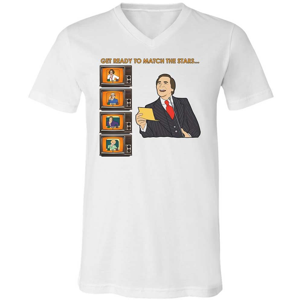 Unisex V-Neck T-Shirt - 2JUL9VCJ - White - 16