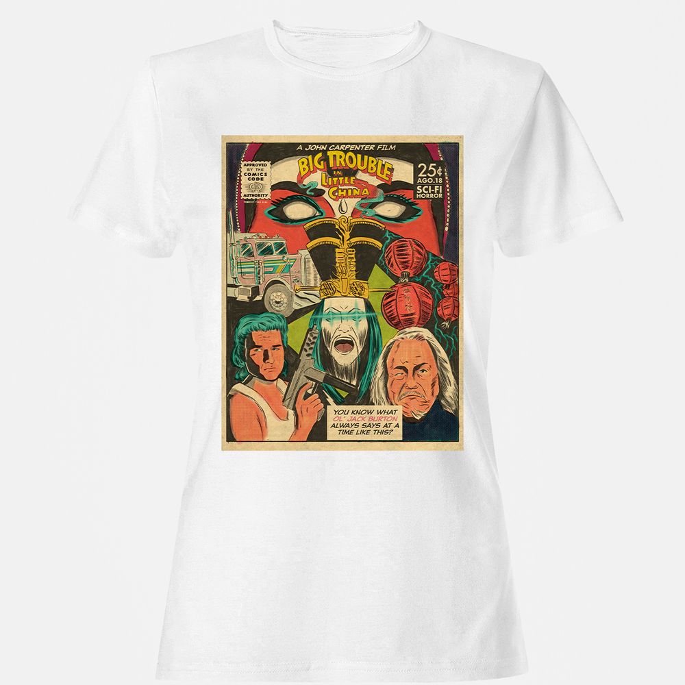Women's T-Shirt - CTGU2KLP - White - 16
