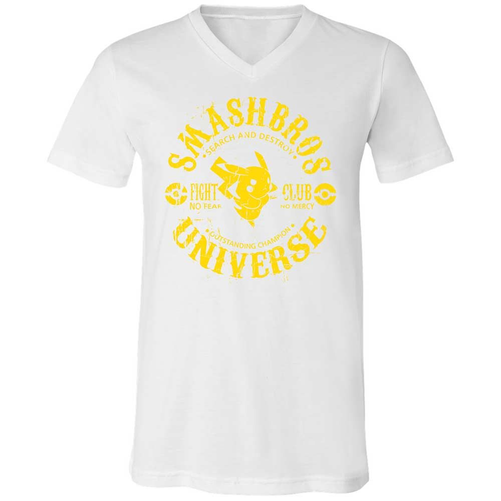 Unisex V-Neck T-Shirt - 5BJ47WRY - White - 16