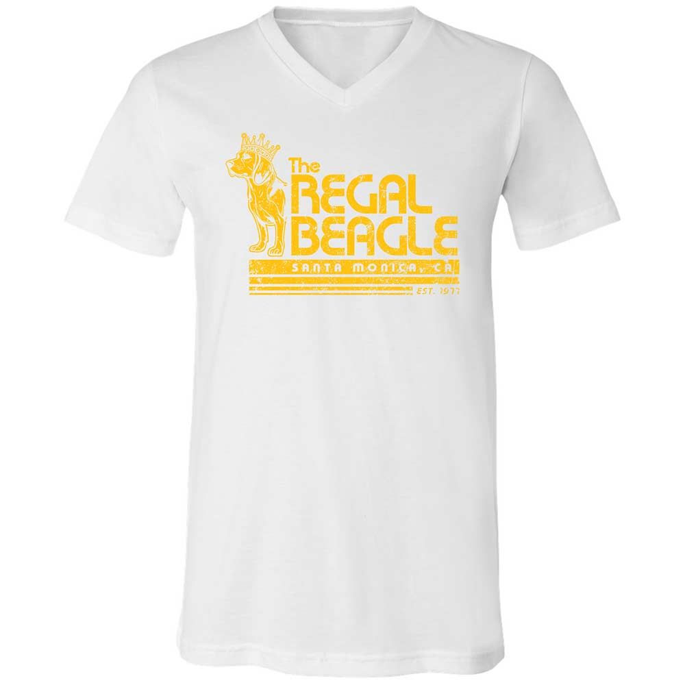 Unisex V-Neck T-Shirt - N3C58UKQ - White - 16