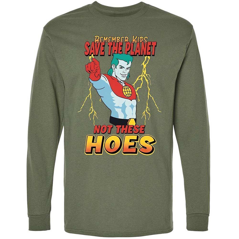 Long Sleeve T-Shirt - PT6ZSRH2 - Military Green - 19