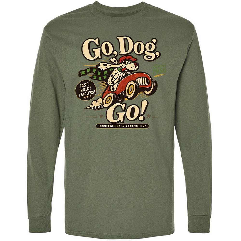 Long Sleeve T-Shirt - KHWPR9U3 - Military Green - 19