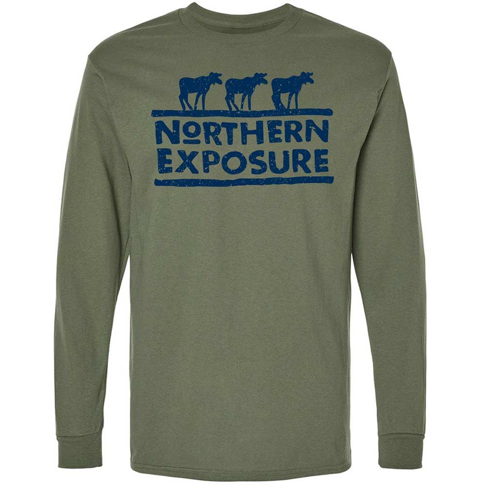 Long Sleeve T-Shirt - 8ST8V4GZ - Military Green - 19