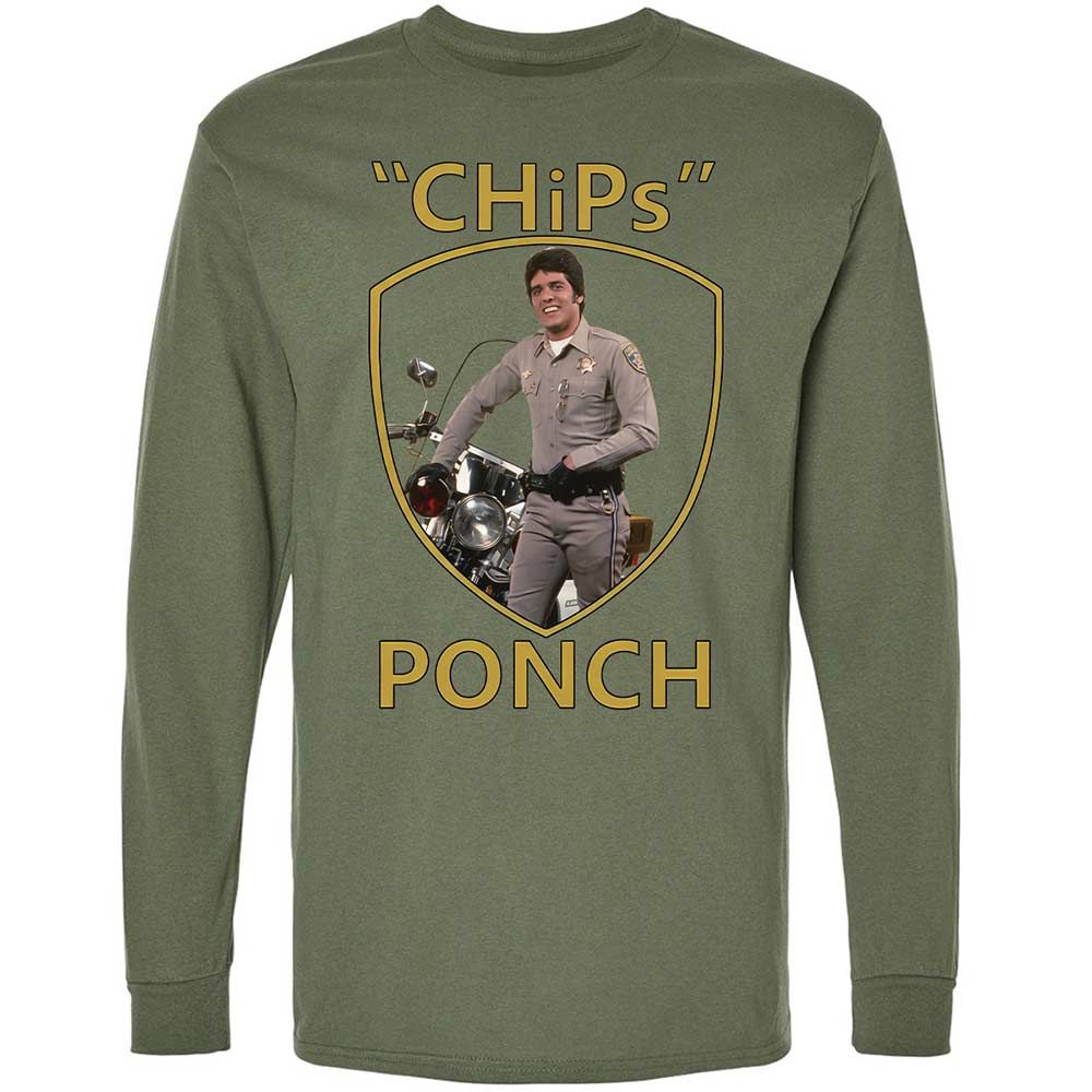 Long Sleeve T-Shirt - D85U6Y3G - Military Green - 19
