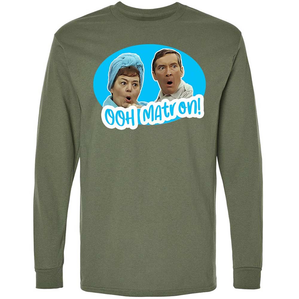 Long Sleeve T-Shirt - 7JTTZDYW - Military Green - 19
