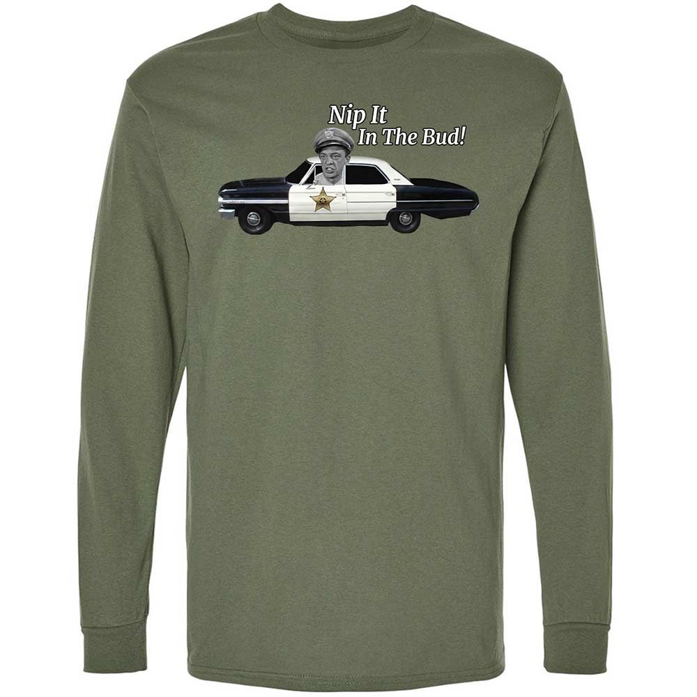 Long Sleeve T-Shirt - 5HHX3E4W - Military Green - 19