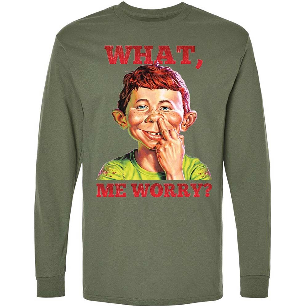 What, me worry - Military Green - 19