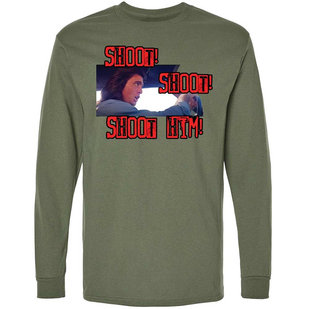 Long Sleeve T-Shirt - R9EH1UFH - Military Green - 19