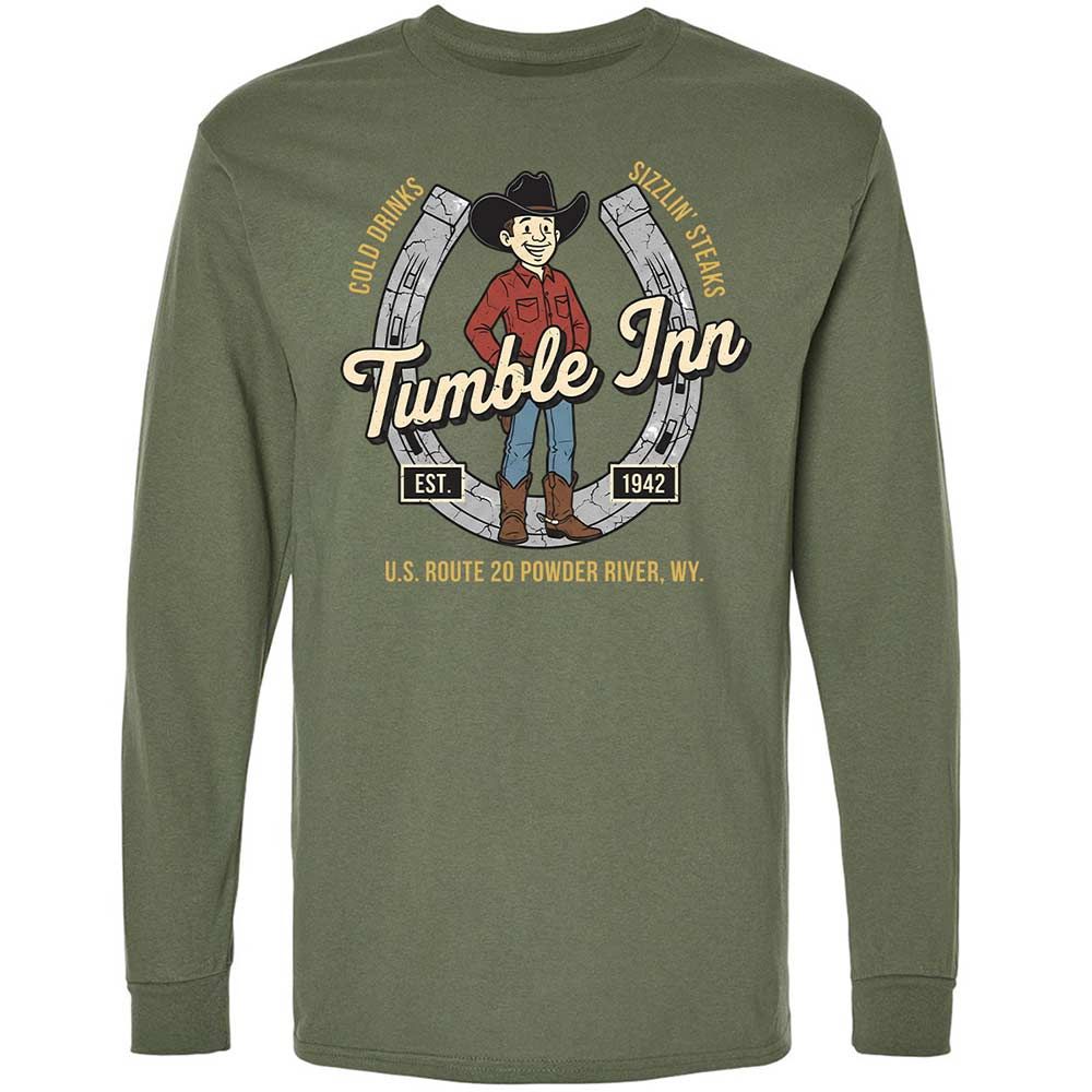 Long Sleeve T-Shirt - 4LYWMWHF - Military Green - 19