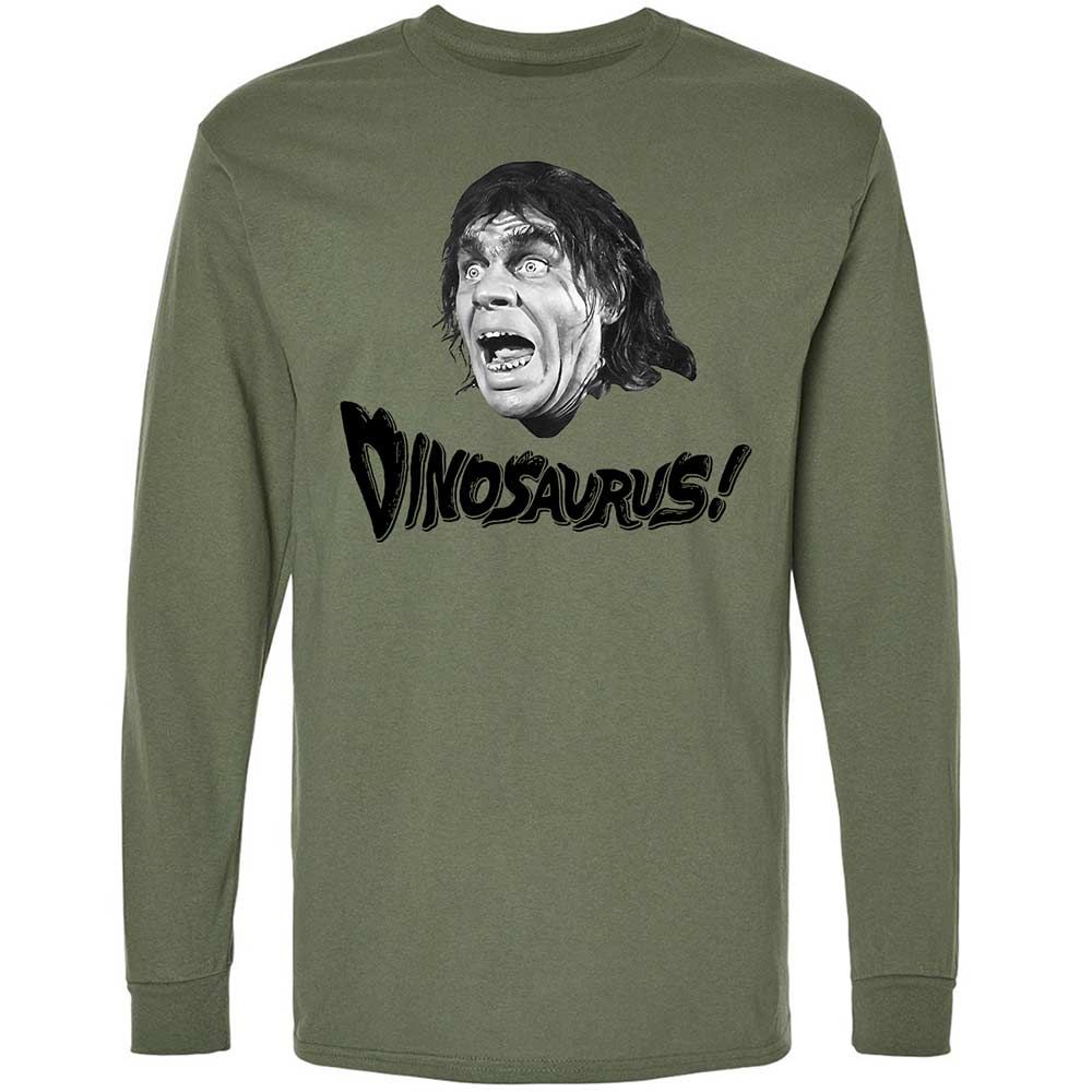 Long Sleeve T-Shirt - H829RC8L - Military Green - 19