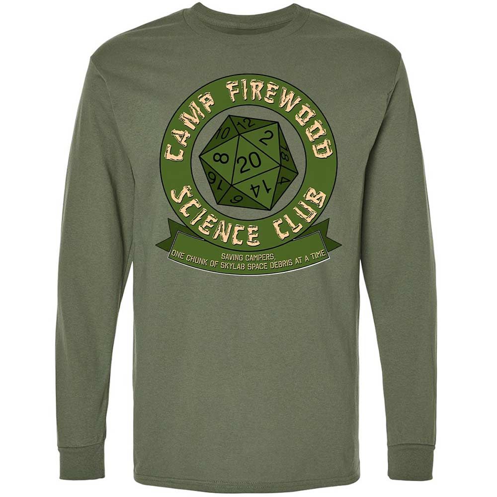 Camp Firewood Science Club - Military Green - 19