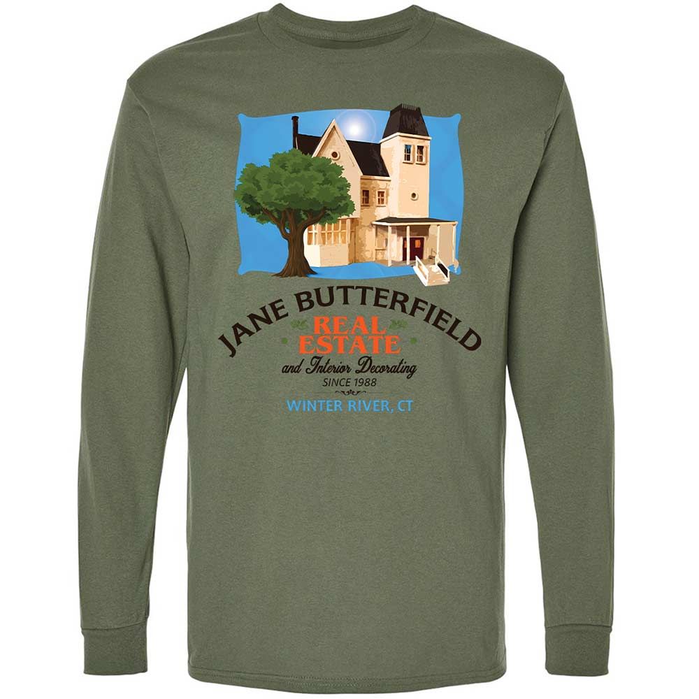 Long Sleeve T-Shirt - W2EN1JQ6 - Military Green - 19