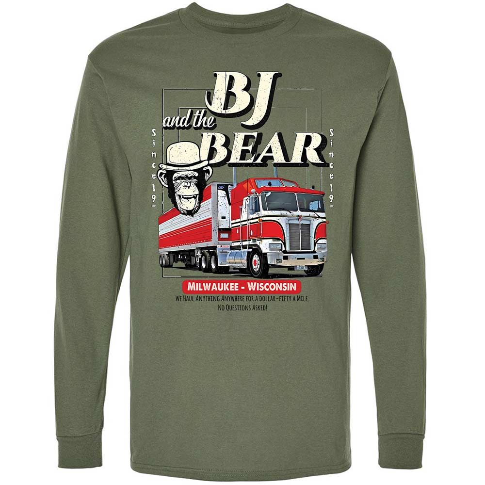 Long Sleeve T-Shirt - GG8X2JE7 - Military Green - 19