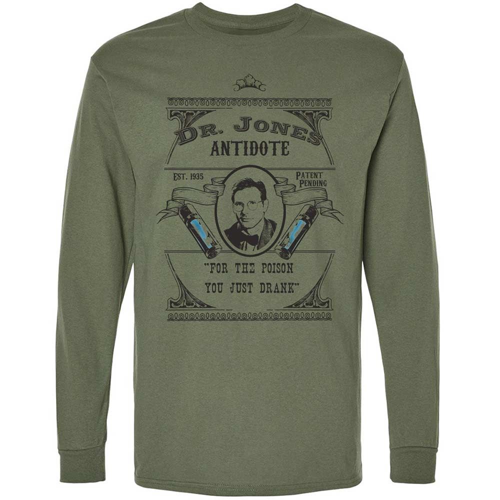 Long Sleeve T-Shirt - X5BF7B7D - Military Green - 19