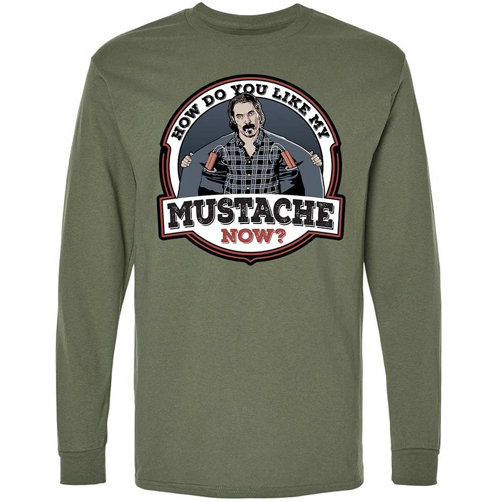 Long Sleeve T-Shirt - CS3XJPJY - Military Green - 19