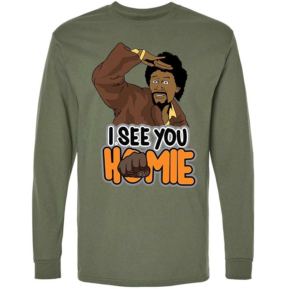 Long Sleeve T-Shirt - Z343X8BW - Military Green - 19