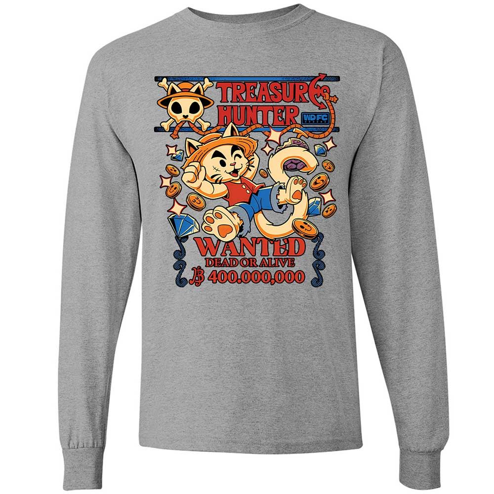 Long Sleeve T-Shirt - YHFTXG6U - Sport Grey - 19