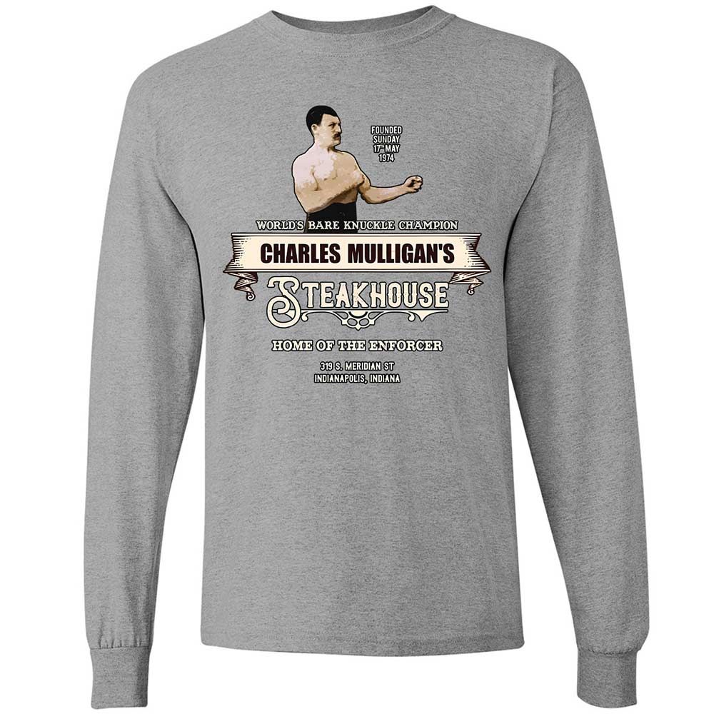 Long Sleeve T-Shirt - YWP8KGQ7 - Sport Grey - 19