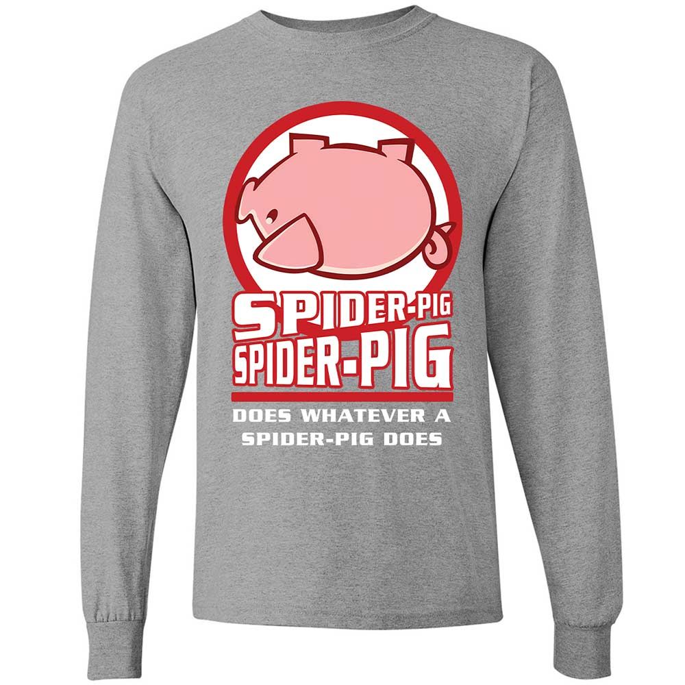 Spider-Pig, Spider-Pig - Sport Grey - 19