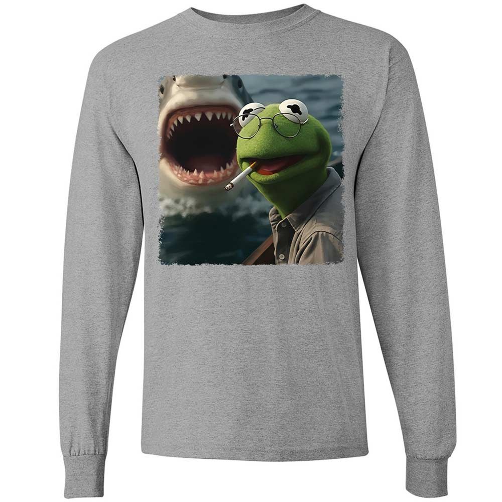 Long Sleeve T-Shirt - HNDVU18Y - Sport Grey - 19